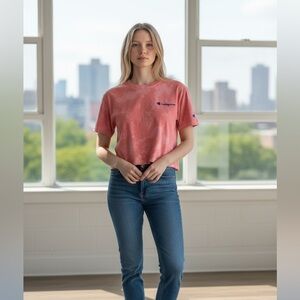 Champion Coral Tie-Dye Tee